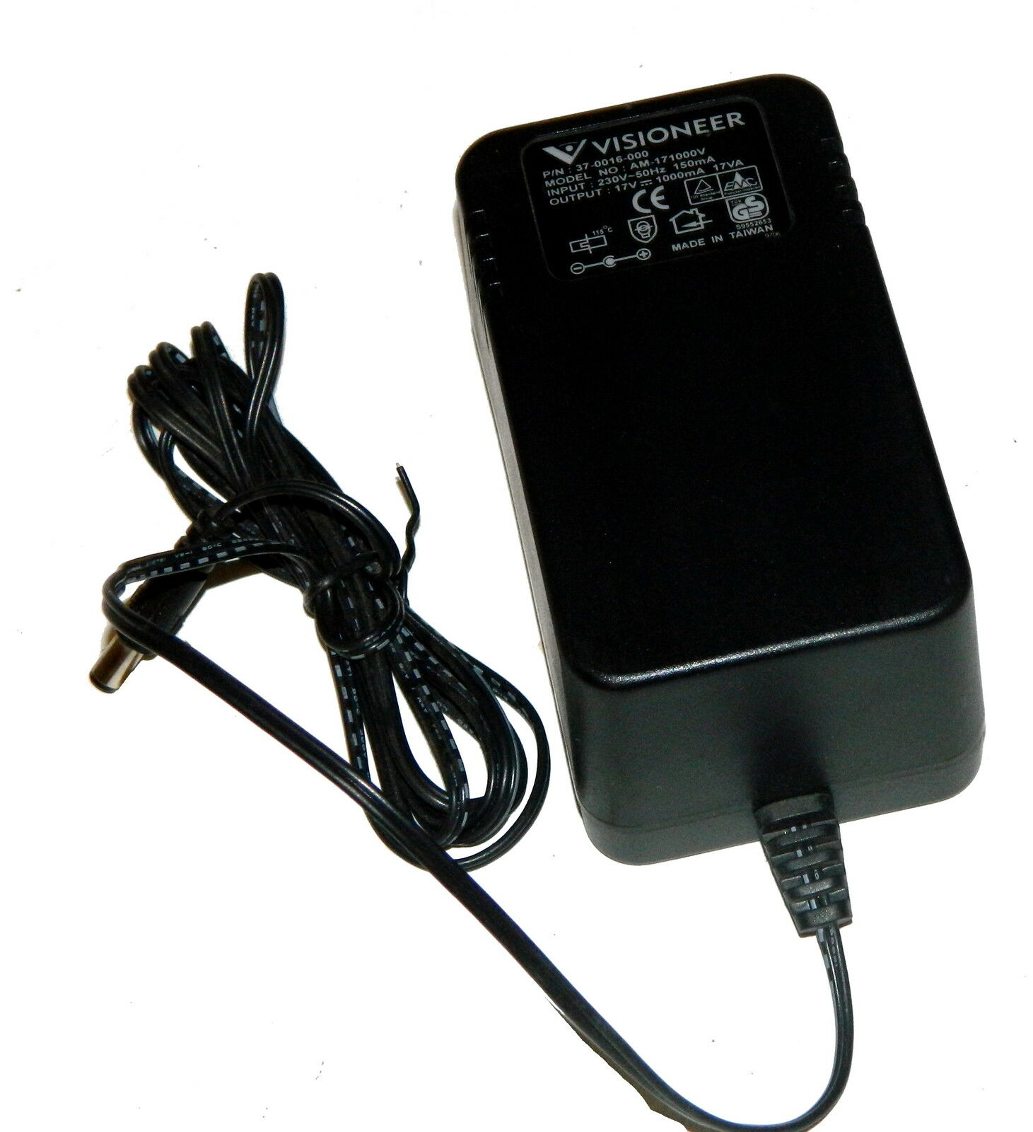 NEW Visioneer 37-0016-000 17VDC 1.0A AM-171000V AC Adapter Specification: Brand :Visioneer MODEL